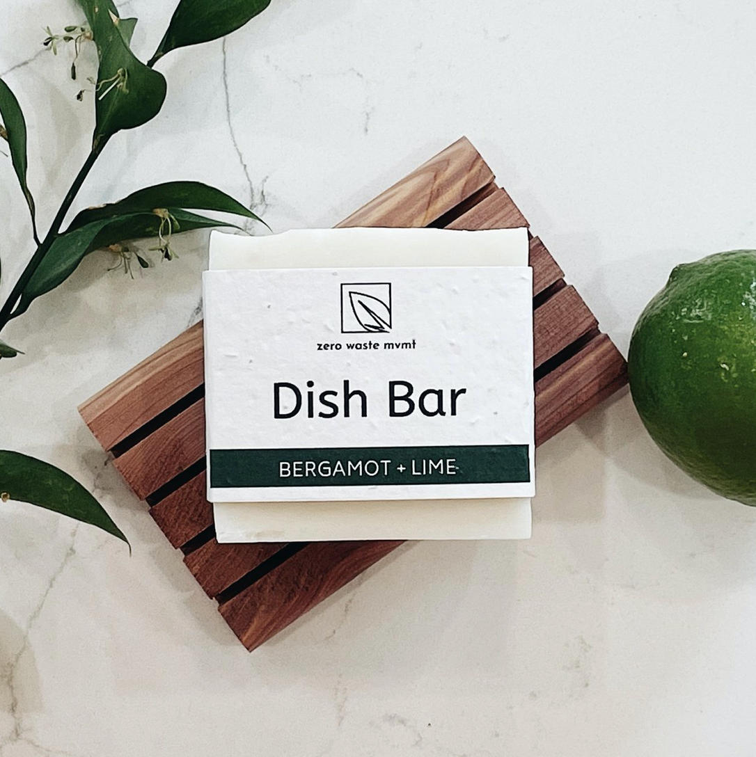 Bergamot + Lime Solid Dish Bar