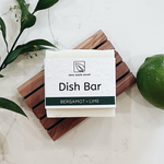 Load image into Gallery viewer, Bergamot + Lime Solid Dish Bar
